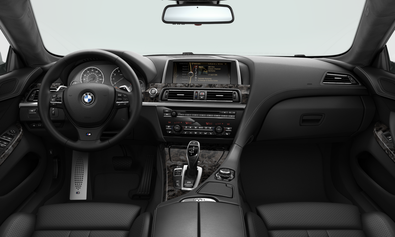 Interior of 2012 BMW 640i (F06), VIN WBA6A0C5XDDZ03573