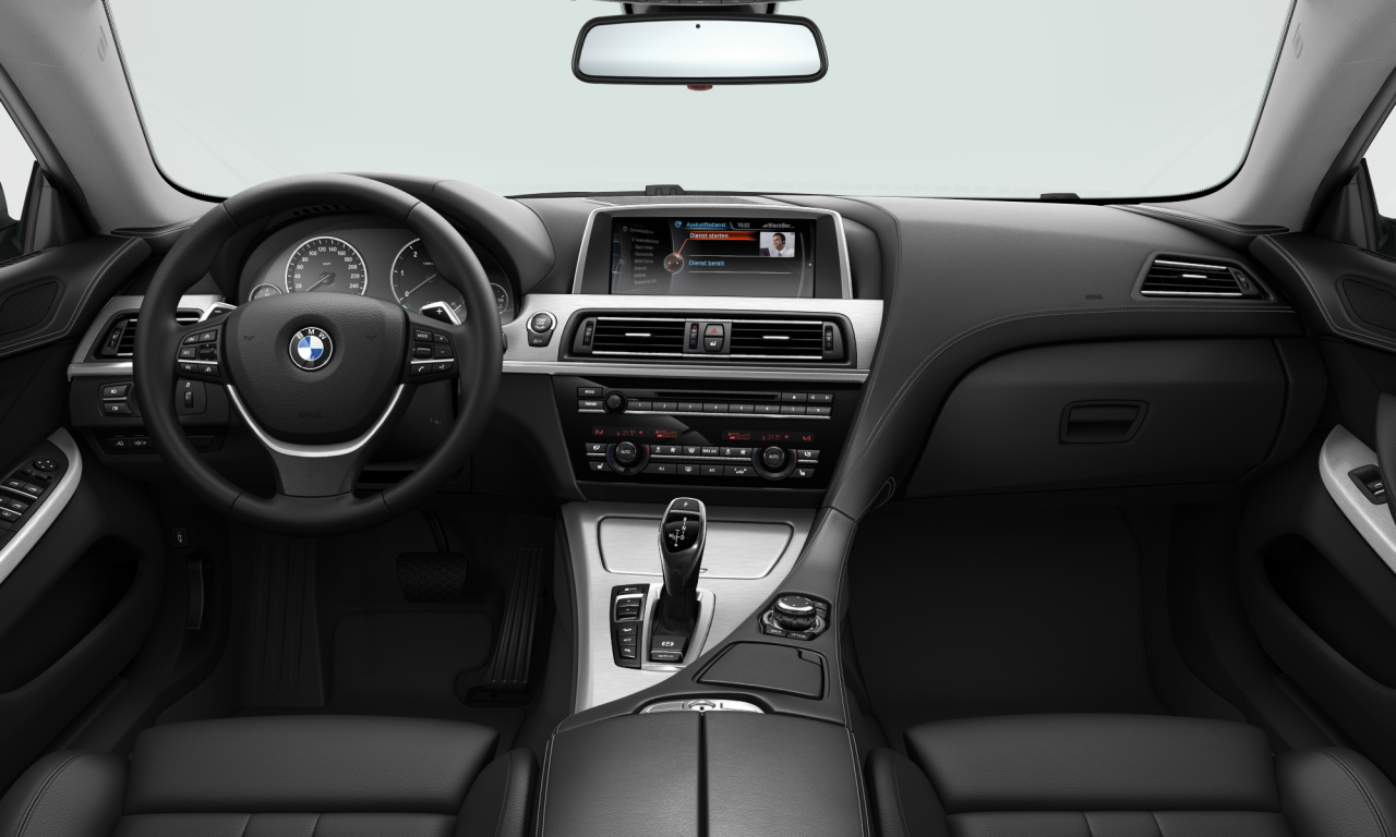 Interior of 2013 BMW 640d xDrive (F06), VIN WBA6A81080D367870
