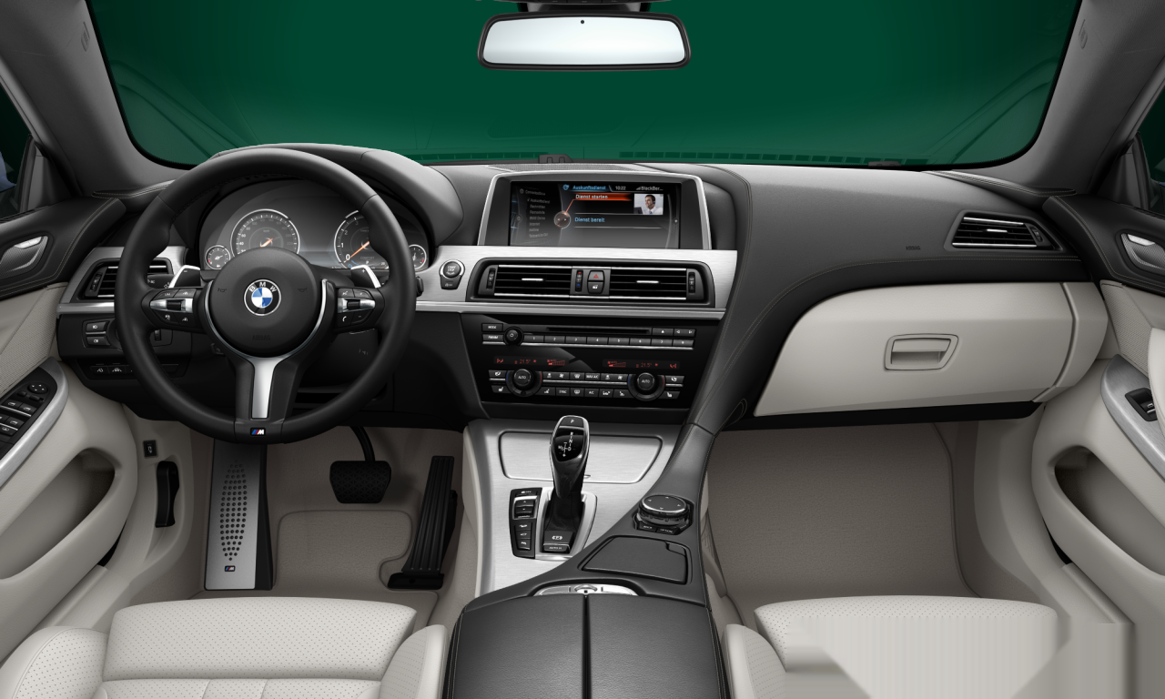 Interior of 2014 BMW 640i xDrive (F06), VIN WBA6B810X0DZ72213