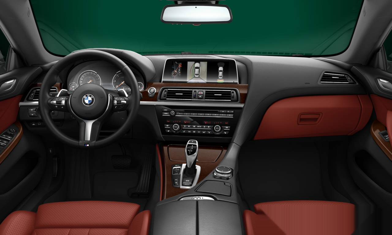 Interior of 2015 BMW 640d (F06 (MUE)), VIN WBA6E21010G516040