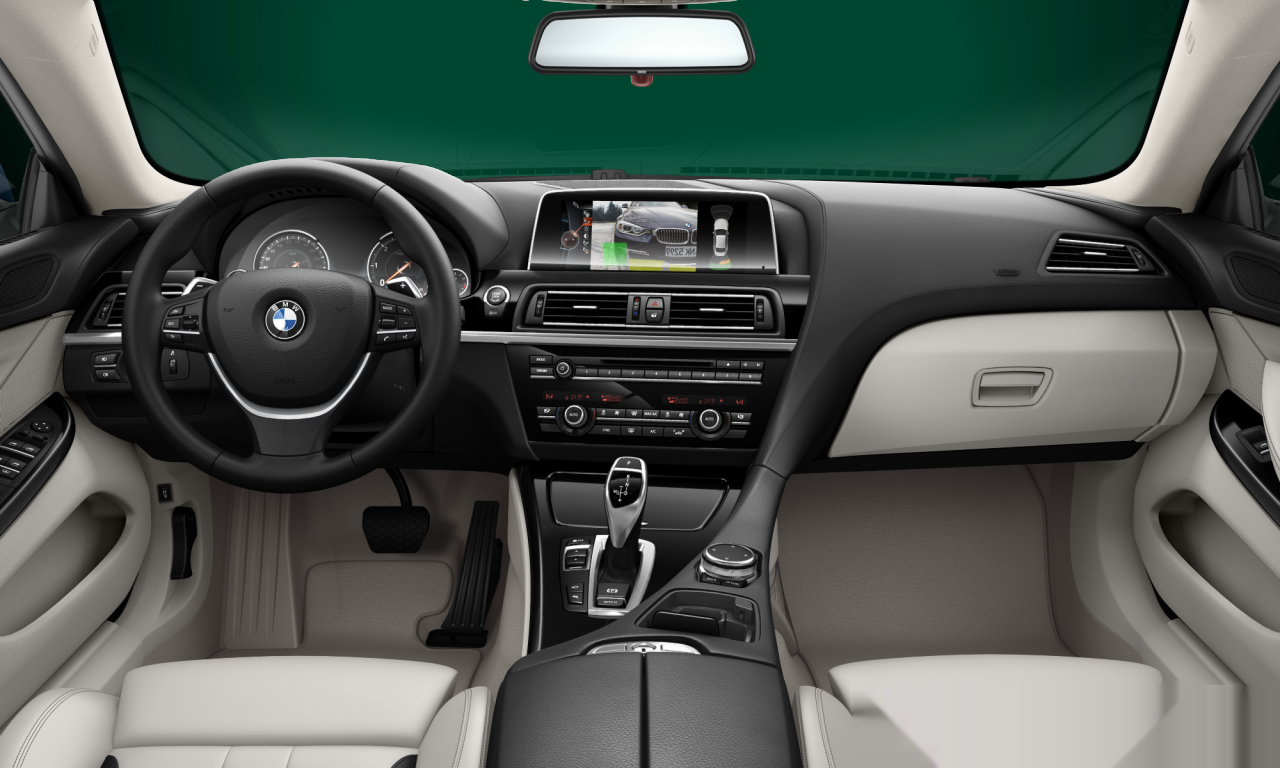 Interior of BMW 640d (F06 (MUE)), VIN WBA6E21090D928899