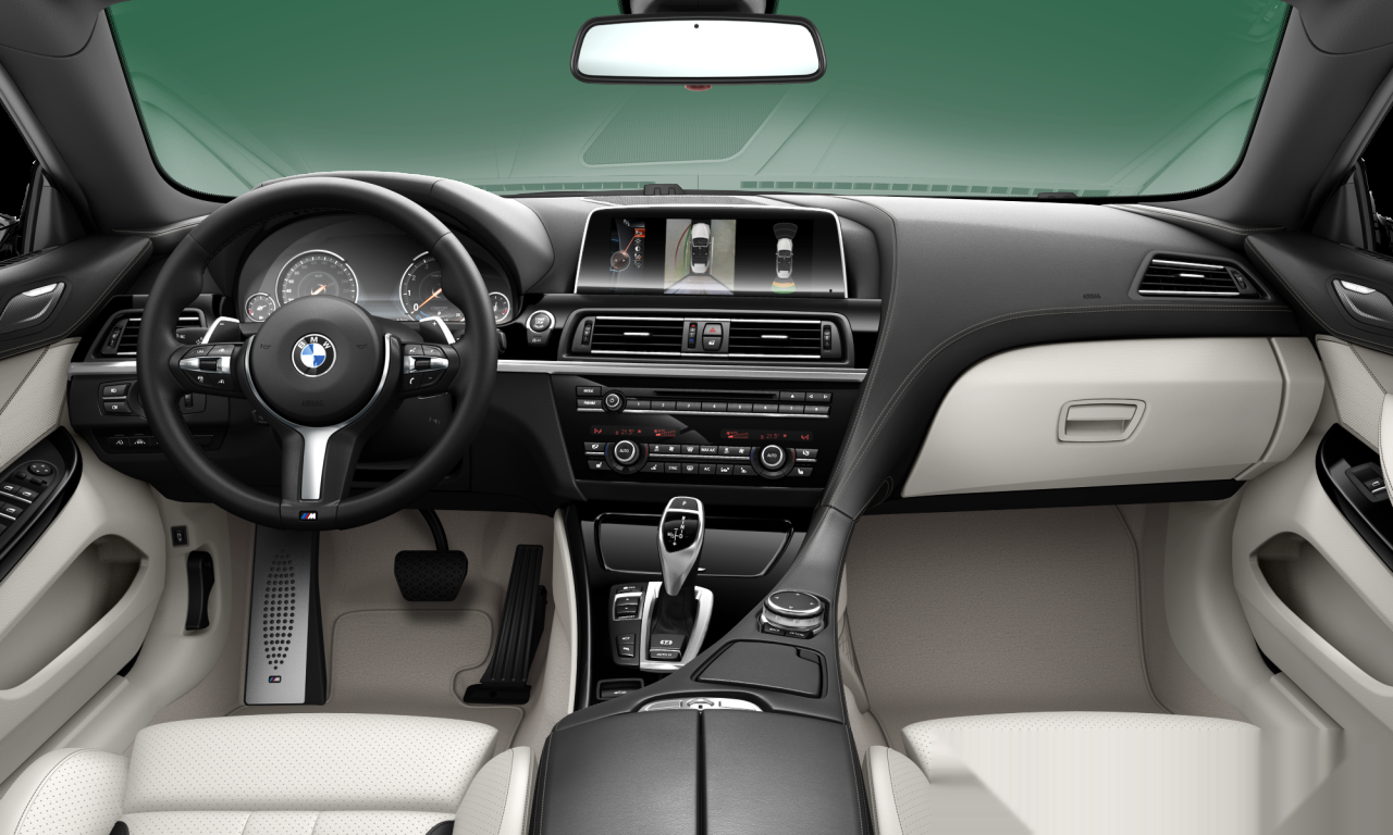 Interior of 2015 BMW 650i (F12 (MUE)), VIN WBA6F52000D995520