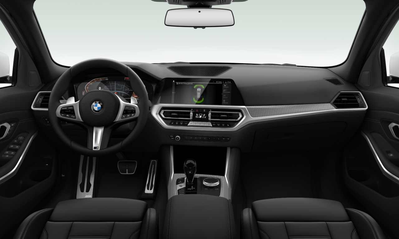 Interior of 2020 BMW 320i (G21), VIN WBA6K31030FK29271