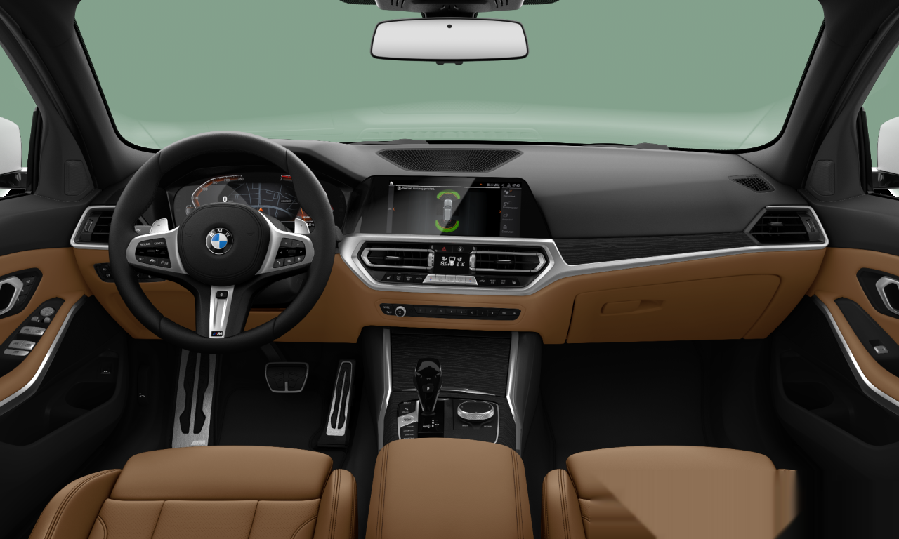 Interior of BMW 320i (G21), VIN WBA6K31090FM89920