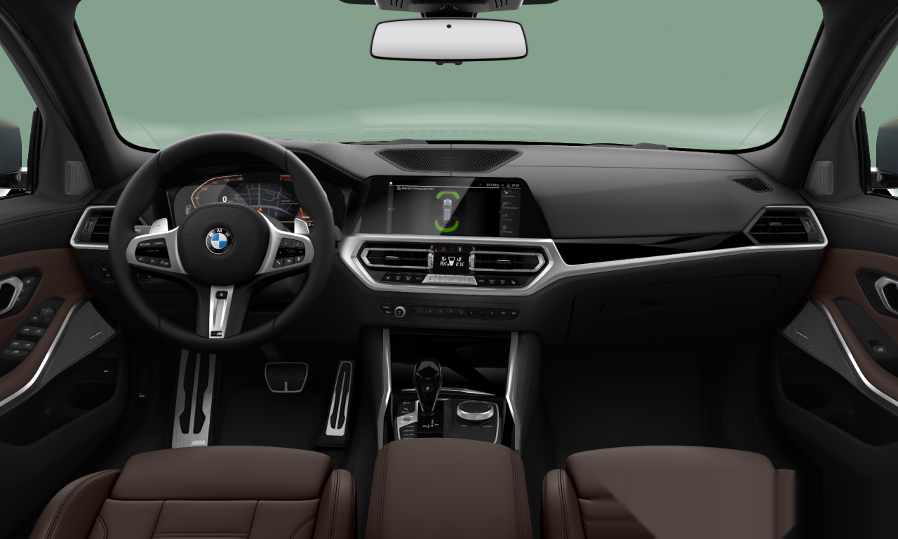 Interior of 2019 BMW 330i (G21), VIN WBA6K51020FH74845