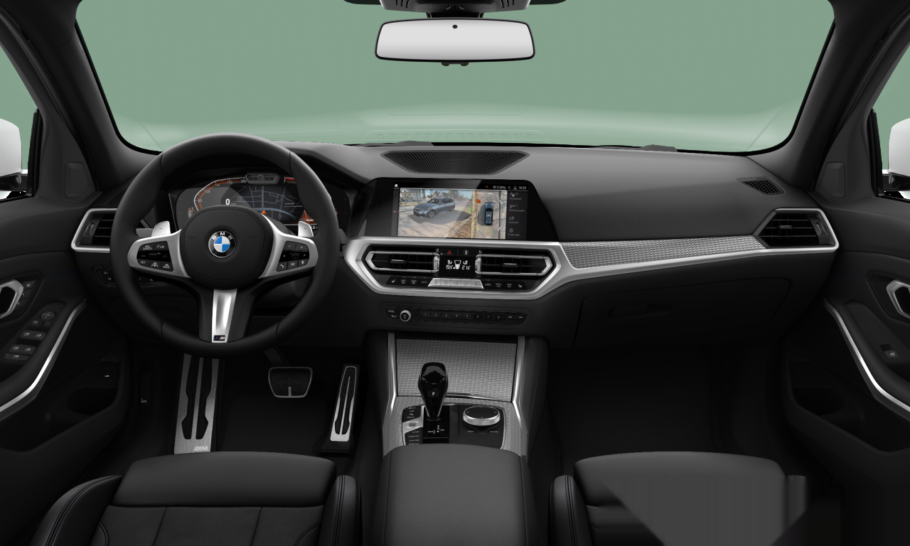 Interior of 2020 BMW 330i xDrive (G21), VIN WBA6K7100MFK27670