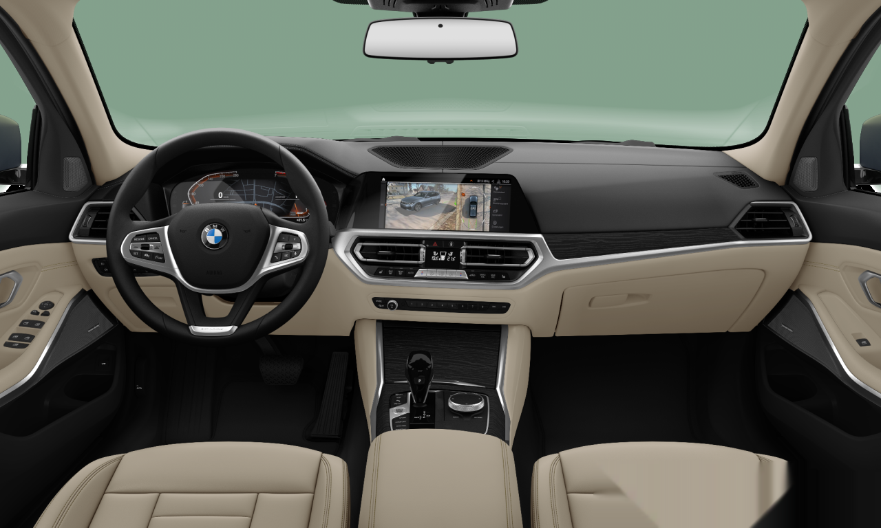 Interior of BMW 330i xDrive (G21), VIN WBA6K710X0FK54496