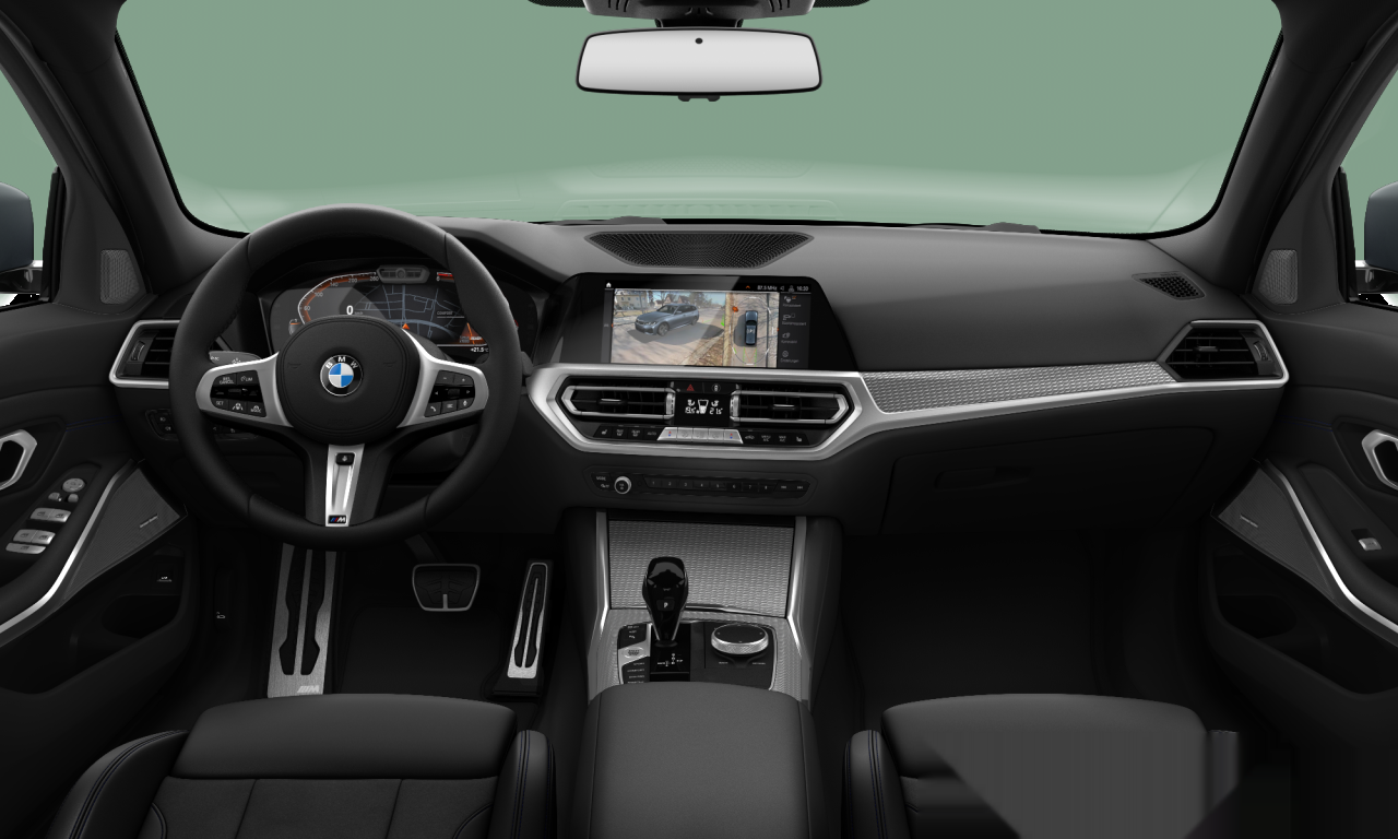 Interior of BMW 318d (G21), VIN WBA6L31040FL21230