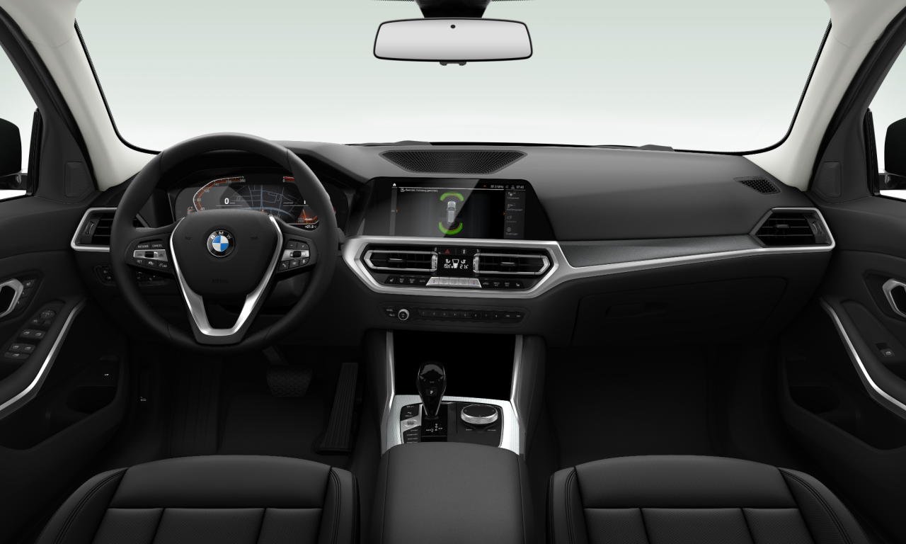 Interior of BMW 320d (G21), VIN WBA6L51090FJ08821