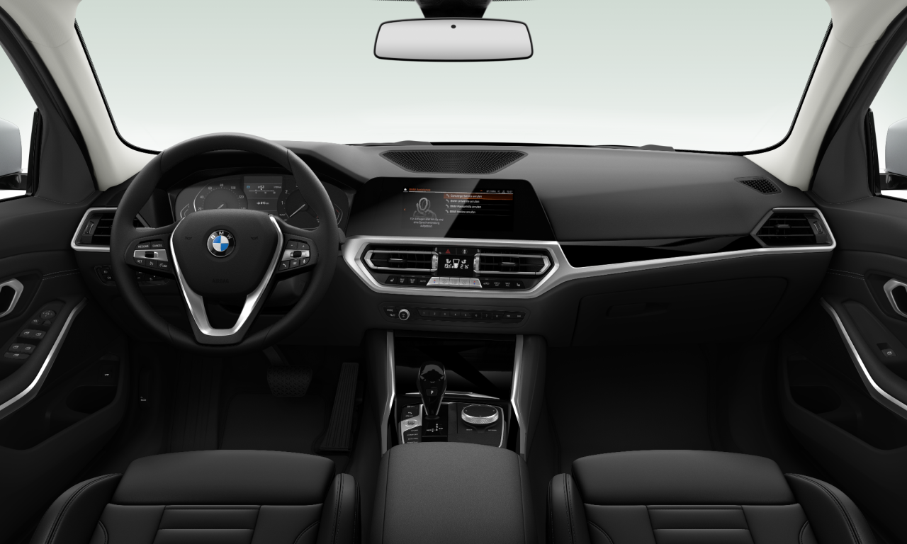 Interior of 2020 BMW 330d (G21), VIN WBA6L91070FK23750