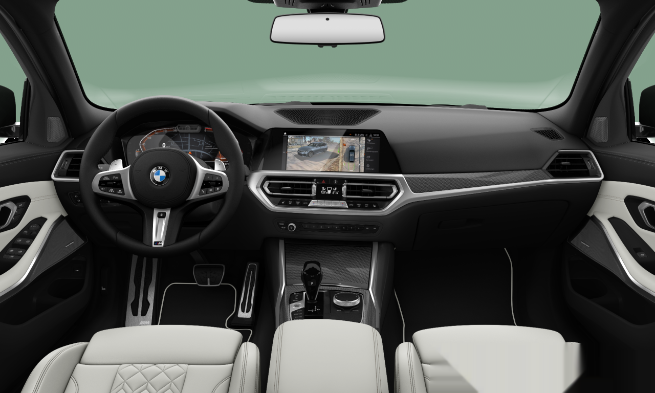 Interior of 2020 BMW 330d xDrive (G21), VIN WBA6M11080FK26526