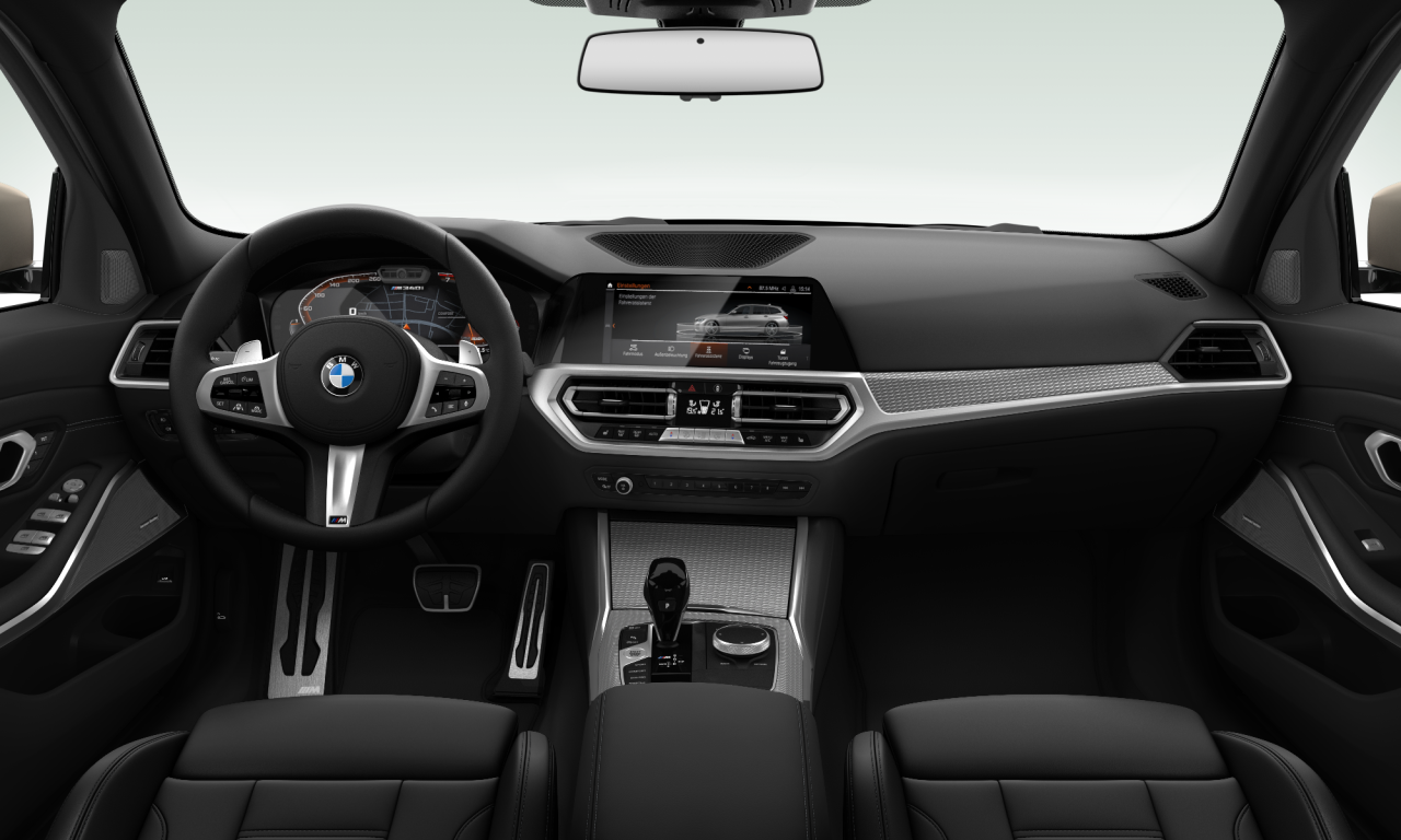Interior of 2020 BMW M340i xDrive (G21), VIN WBA6N11050FJ43424