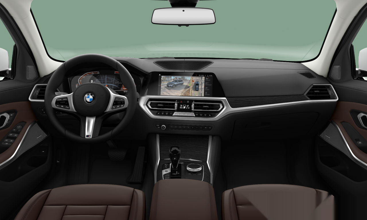 Interior of 2021 BMW 330d xDrive (G21), VIN WBA6N51050FL09304
