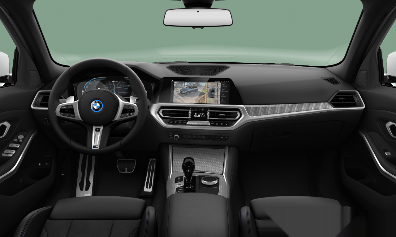 Interior of BMW 330e xDrive (G21), VIN WBA6N7105NFM21149