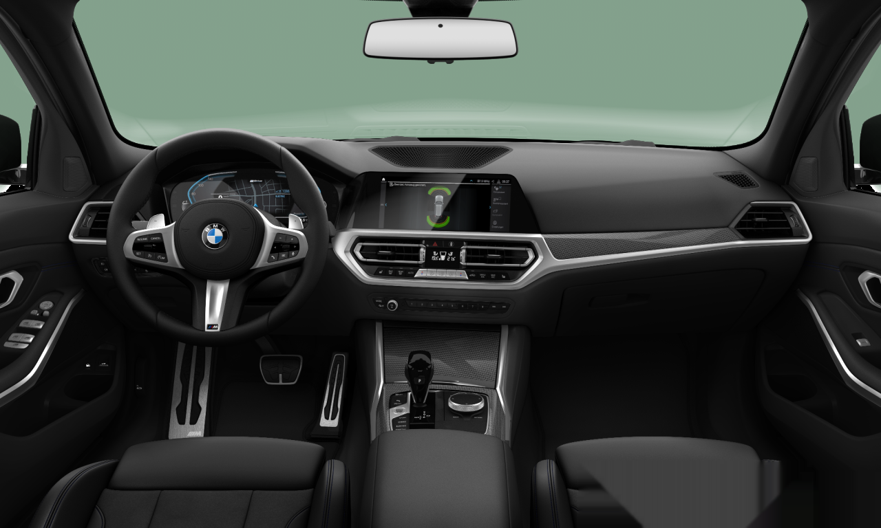 Interior of BMW 330e xDrive (G21), VIN WBA6N71070FK78780