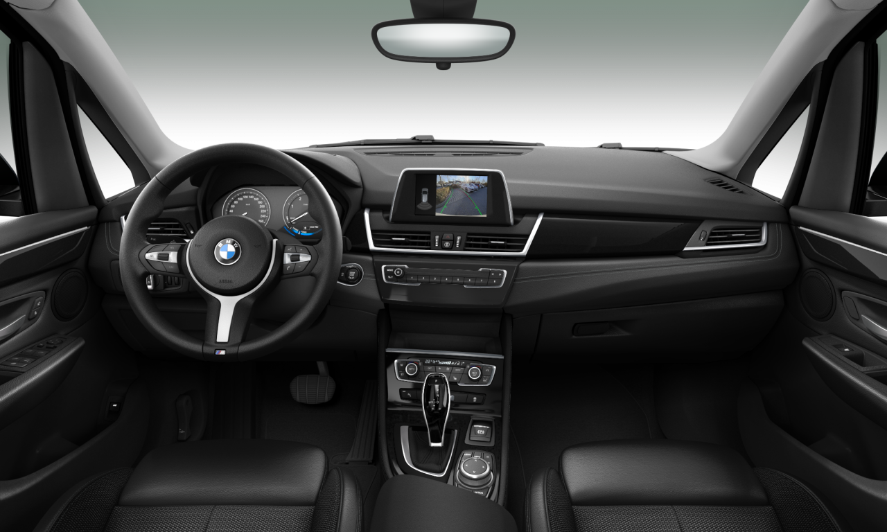 Interior of BMW 218d (F45 (MUE)), VIN WBA6T910X07K03552