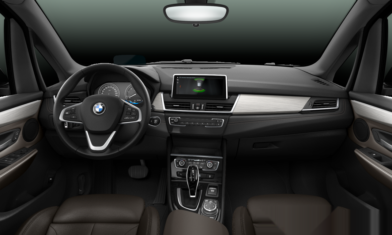 Interior of BMW 218i (F46 (MUE)), VIN WBA6V710205P62460
