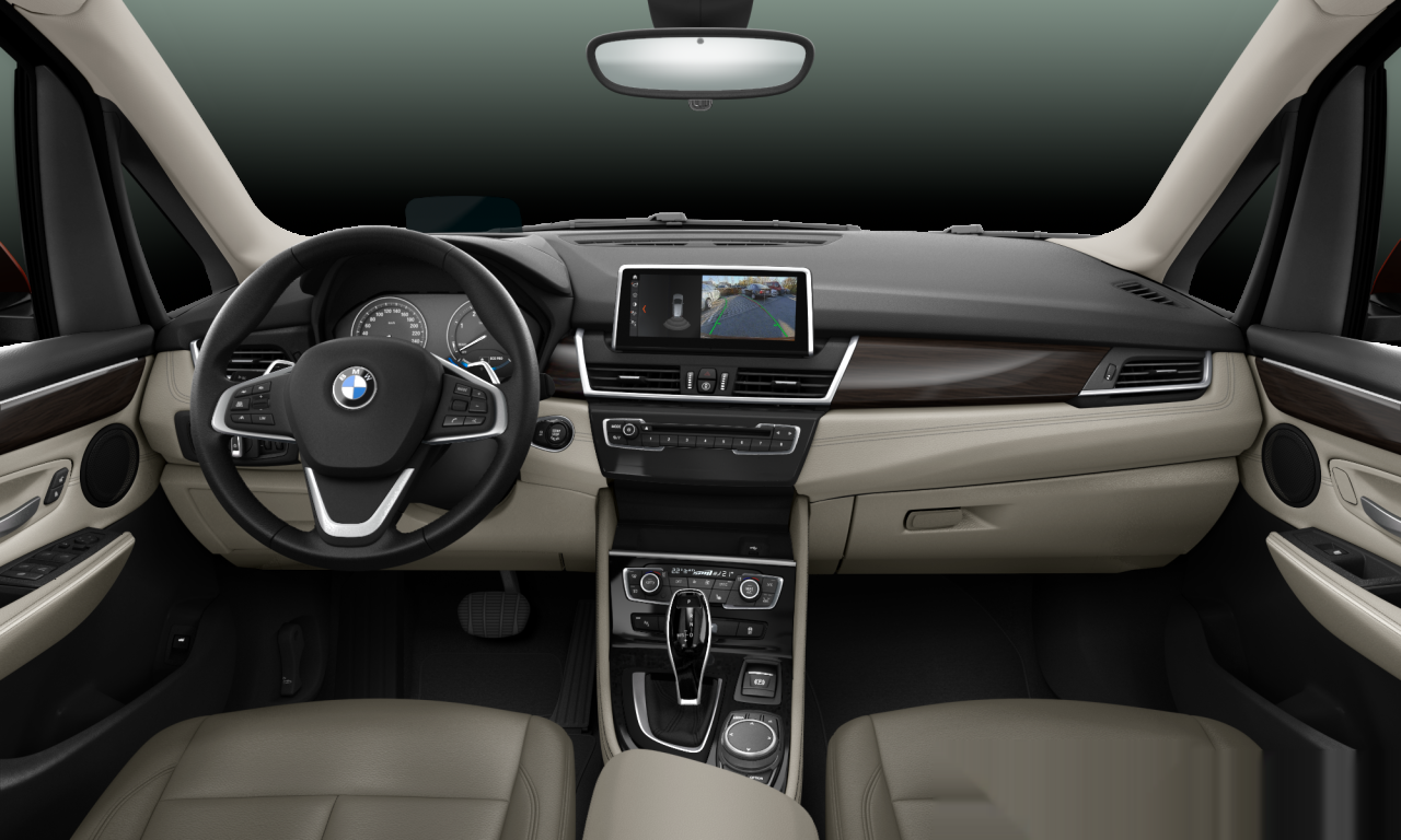 Interior of BMW 220d xDrive (F46 (MUE)), VIN WBA6X52090EN44626
