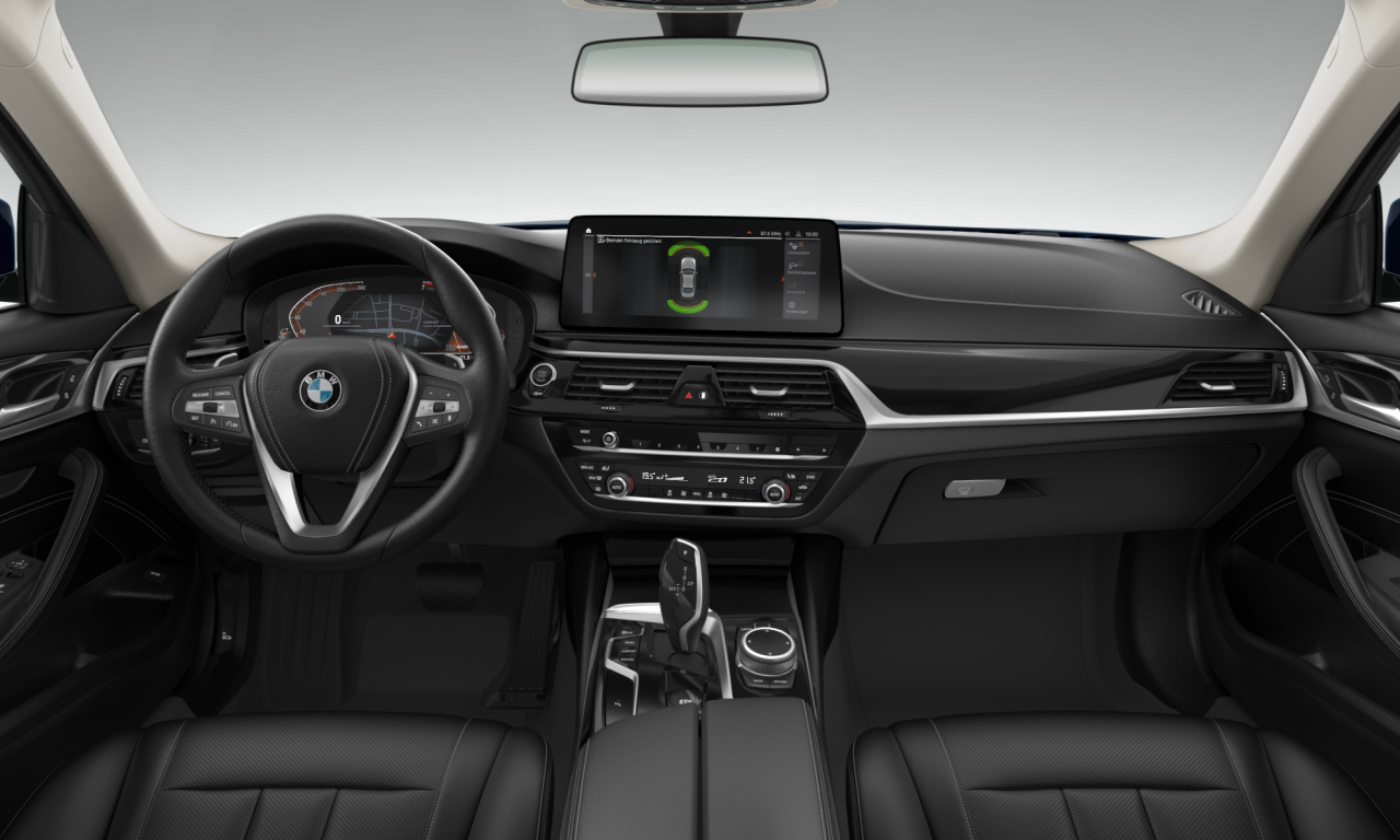Interior of 2021 BMW 520i (G30 (MUE)), VIN WBA71AG04NCJ34391