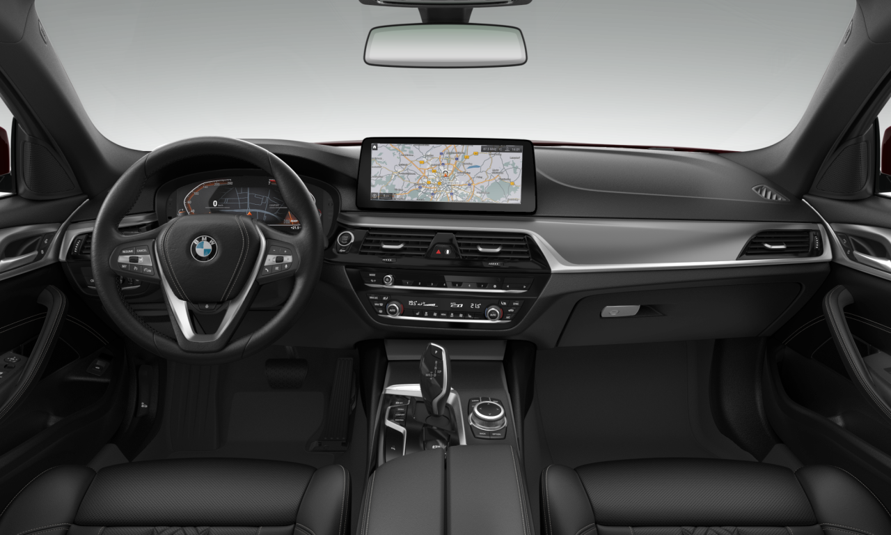 Interior of 2022 BMW 520i (G30 (MUE)), VIN WBA71AG090CK20143