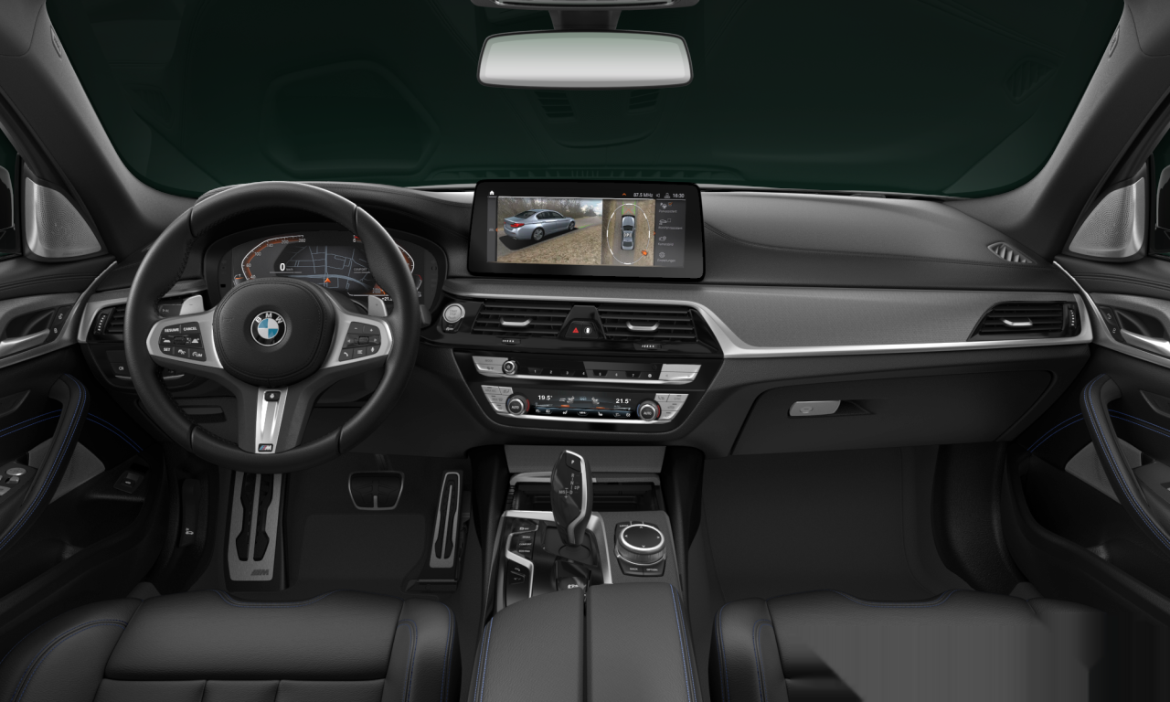 Interior of BMW 530d xDrive (G30 (MUE)), VIN WBA71DC030CF24241