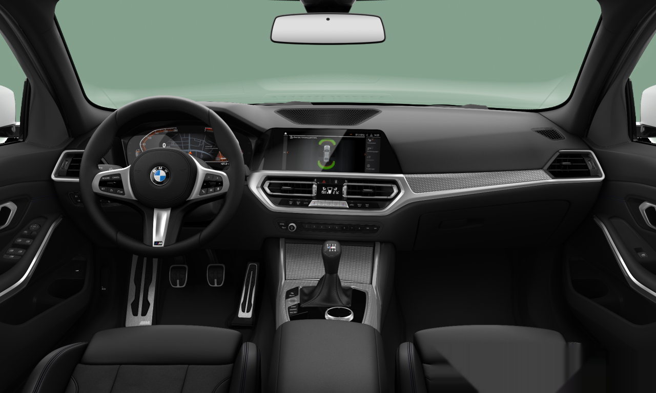 Interior of 2022 BMW 318i (G20), VIN WBA71DY030FM91875