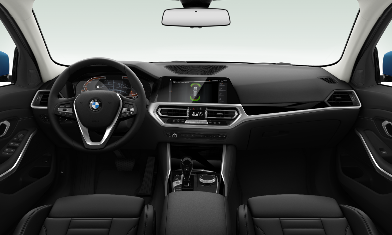 Interior of BMW 318i (G21), VIN WBA71DZ040FL77205