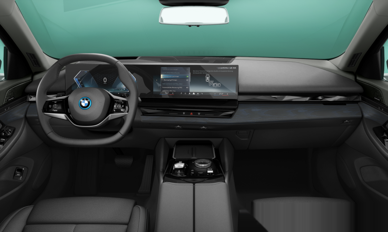 Interior of 2025 BMW 530e (G60), VIN WBA71FJ07TCW36749