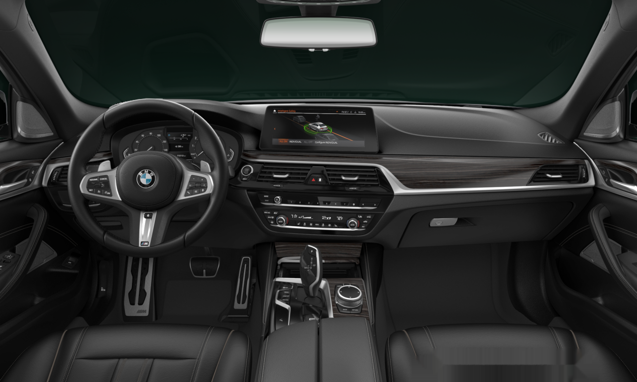 Interior of BMW 540i xDrive (G30 (MUE)), VIN WBA73BJ04MWW89119