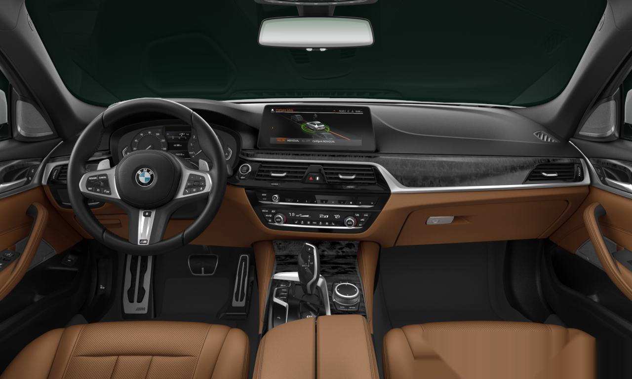 Interior of 2021 BMW 540i xDrive (G30 (MUE)), VIN WBA73BJ05NCJ60877