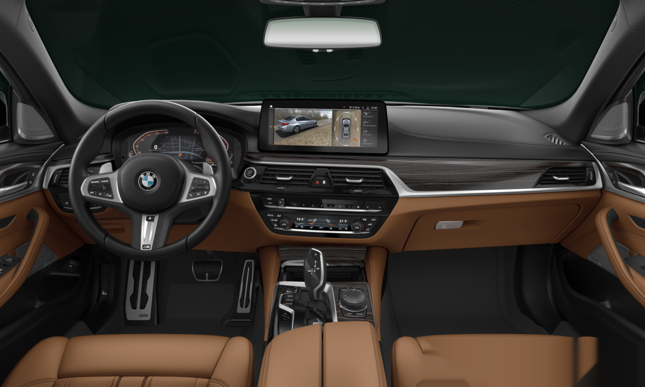 Interior of BMW 540i xDrive (G30 (MUE)), VIN WBA73BJ0XMWX36735