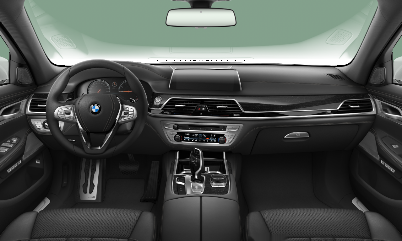 Interior of BMW 740i (G11), VIN WBA7A22090G609838