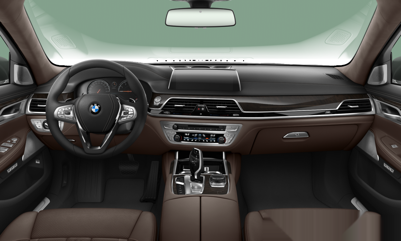 Interior of BMW 750i xDrive (G11), VIN WBA7B01020GD54827