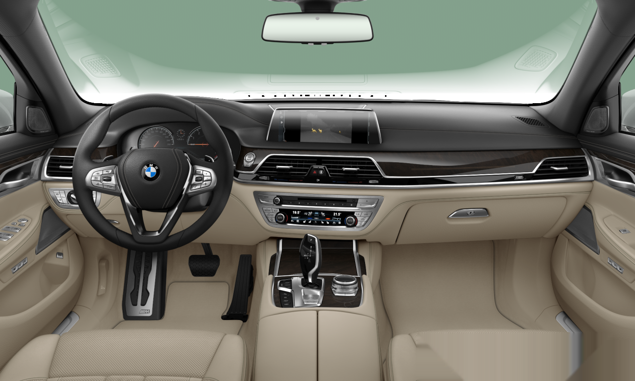 Interior of 2015 BMW 750i xDrive (G11), VIN WBA7B01070G520708