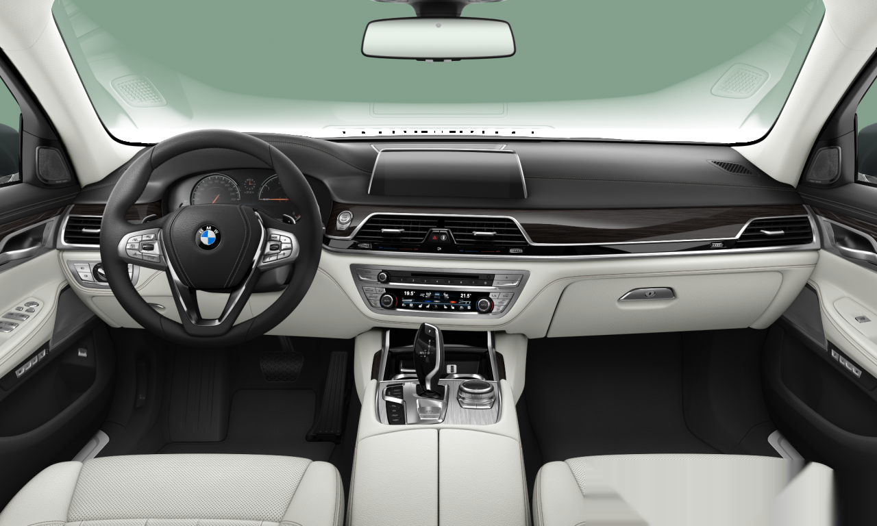Interior of BMW 730d xDrive (G11), VIN WBA7C41000G640452