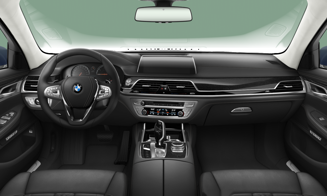 Interior of 2016 BMW 740d xDrive (G11), VIN WBA7C61020G583201