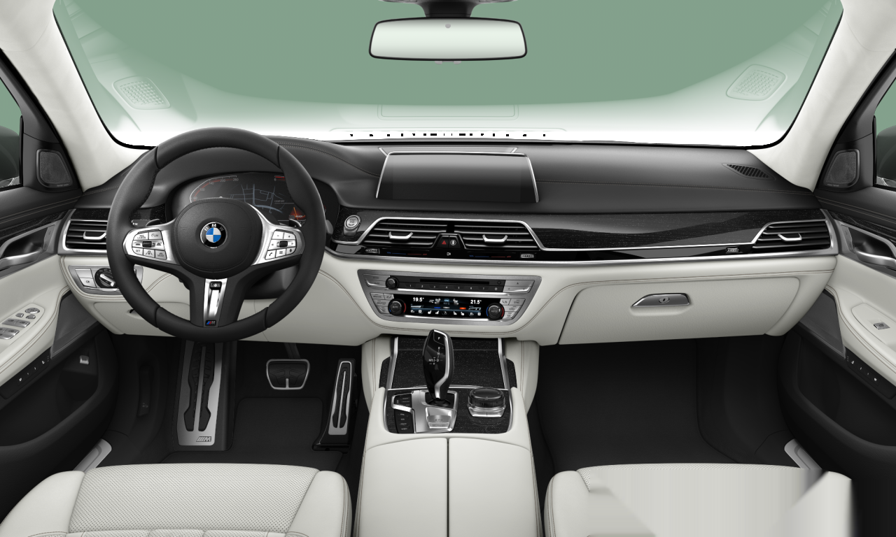 Interior of BMW 740d xDrive (G11 (MUE)), VIN WBA7D21070CF79953