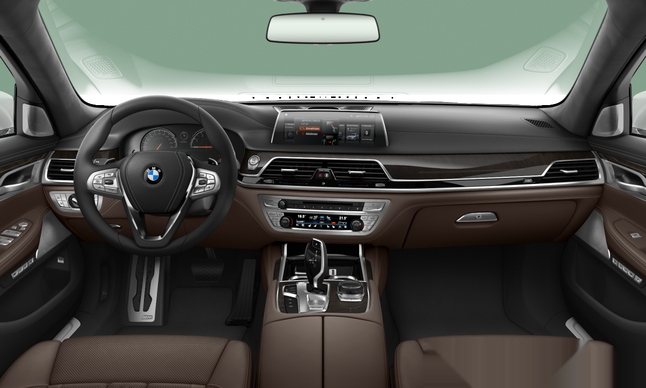 Interior of BMW 730Li (G12), VIN WBA7E0108HG928654