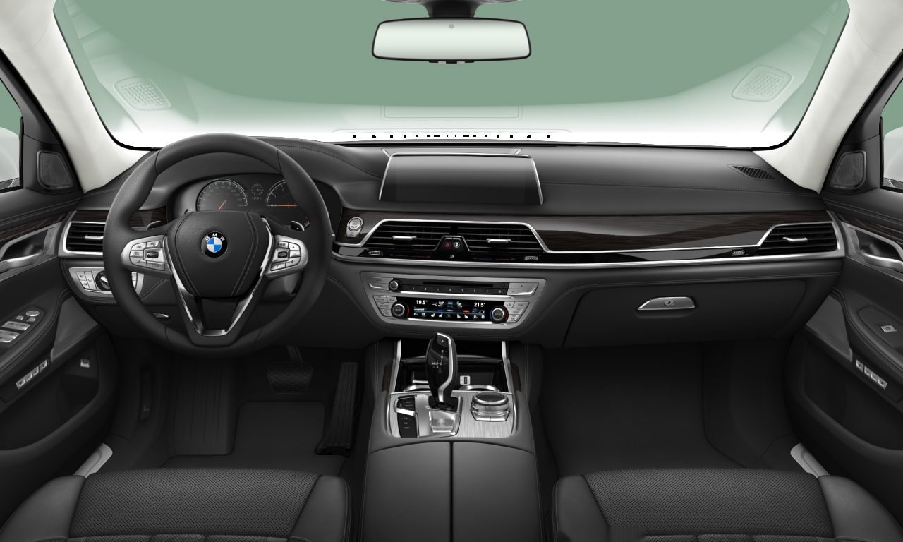Interior of BMW 740Li (G12), VIN WBA7E21030G400861