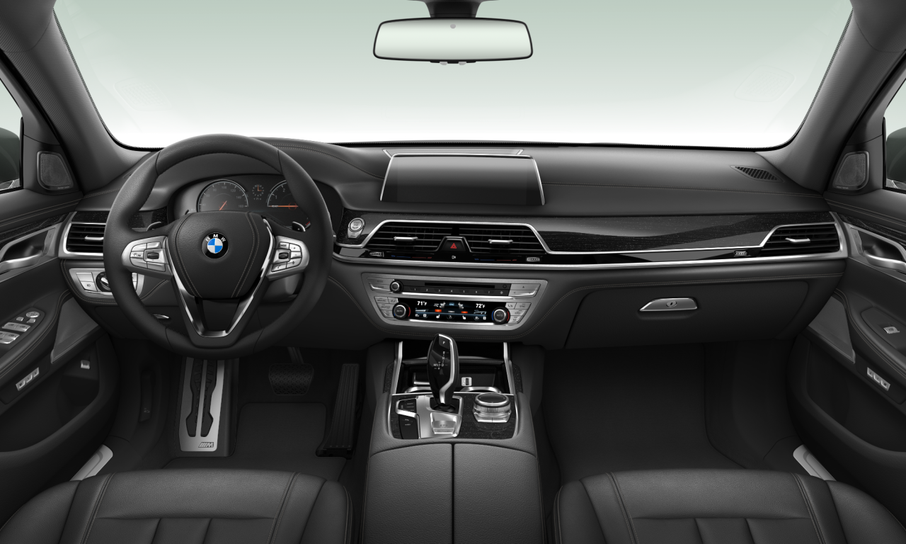 Interior of 2016 BMW 740Li (G12), VIN WBA7E2C39HG740809