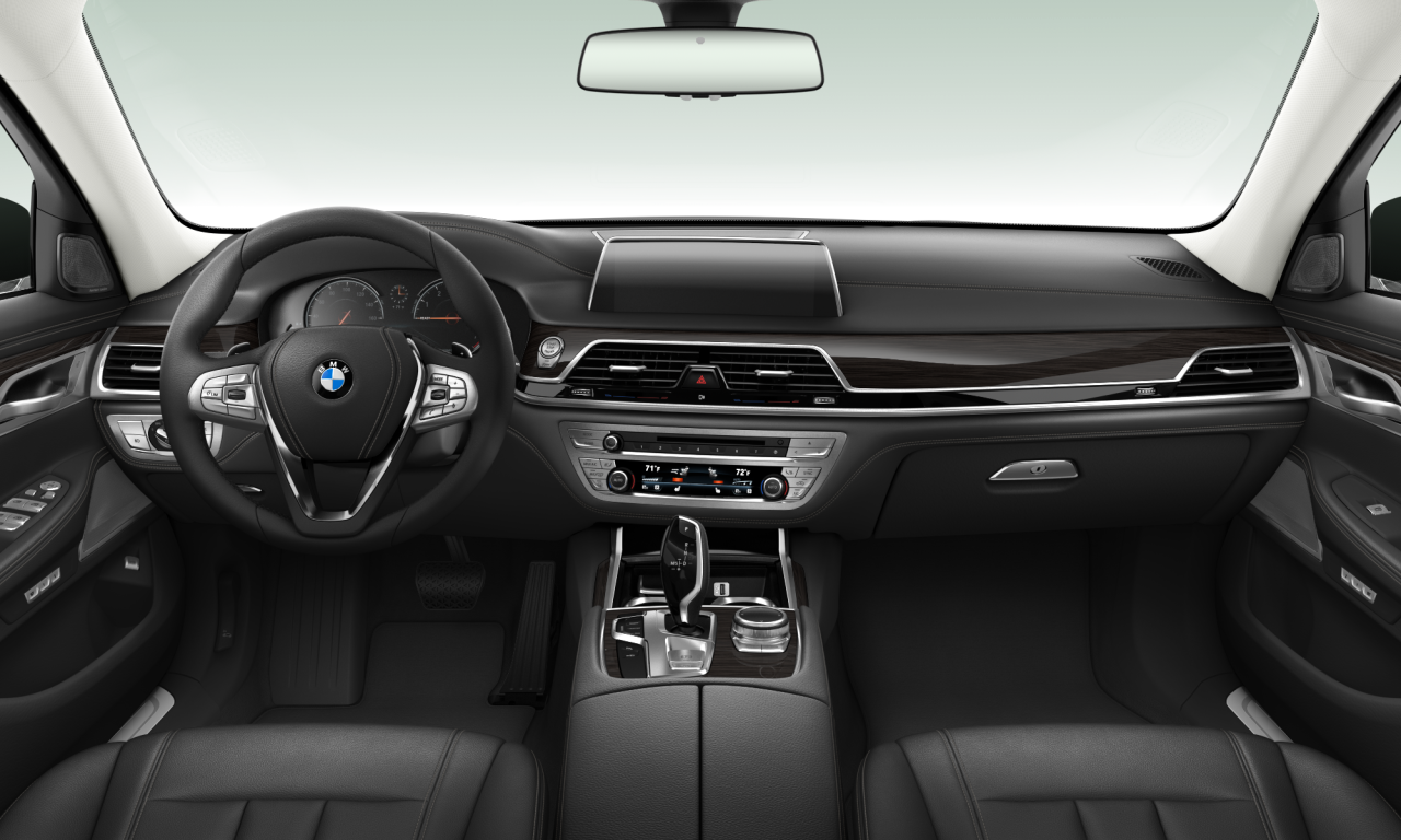 Interior of 2015 BMW 740Li (G12), VIN WBA7E2C52GG547272