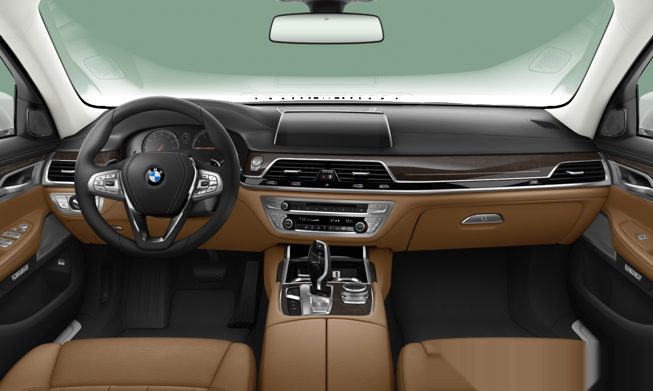 Interior of 2015 BMW 740Li (G12), VIN WBA7E2C54GG546768