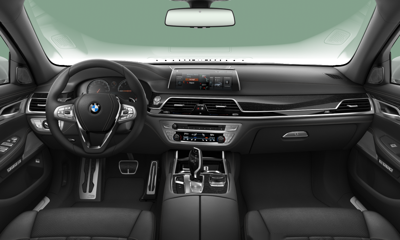 Interior of 2017 BMW 750Li (G12), VIN WBA7F0C52JGM23978
