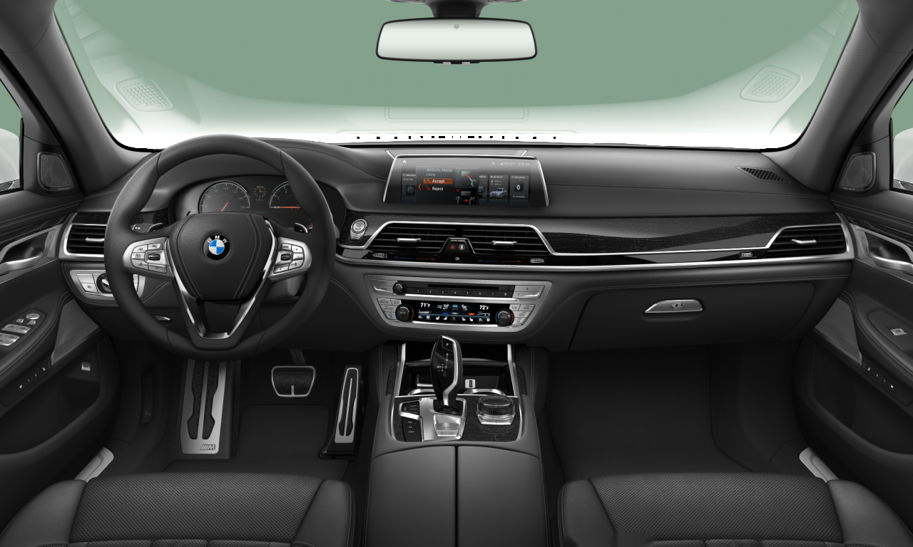 Interior of 2018 BMW 750Li (G12), VIN WBA7F0C54KGM24552
