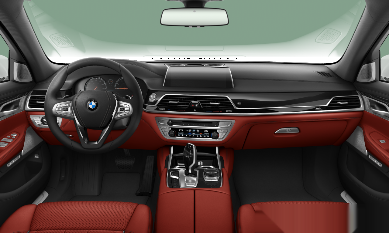 Interior of BMW 750Li xDrive (G12), VIN WBA7F2C33HG855998