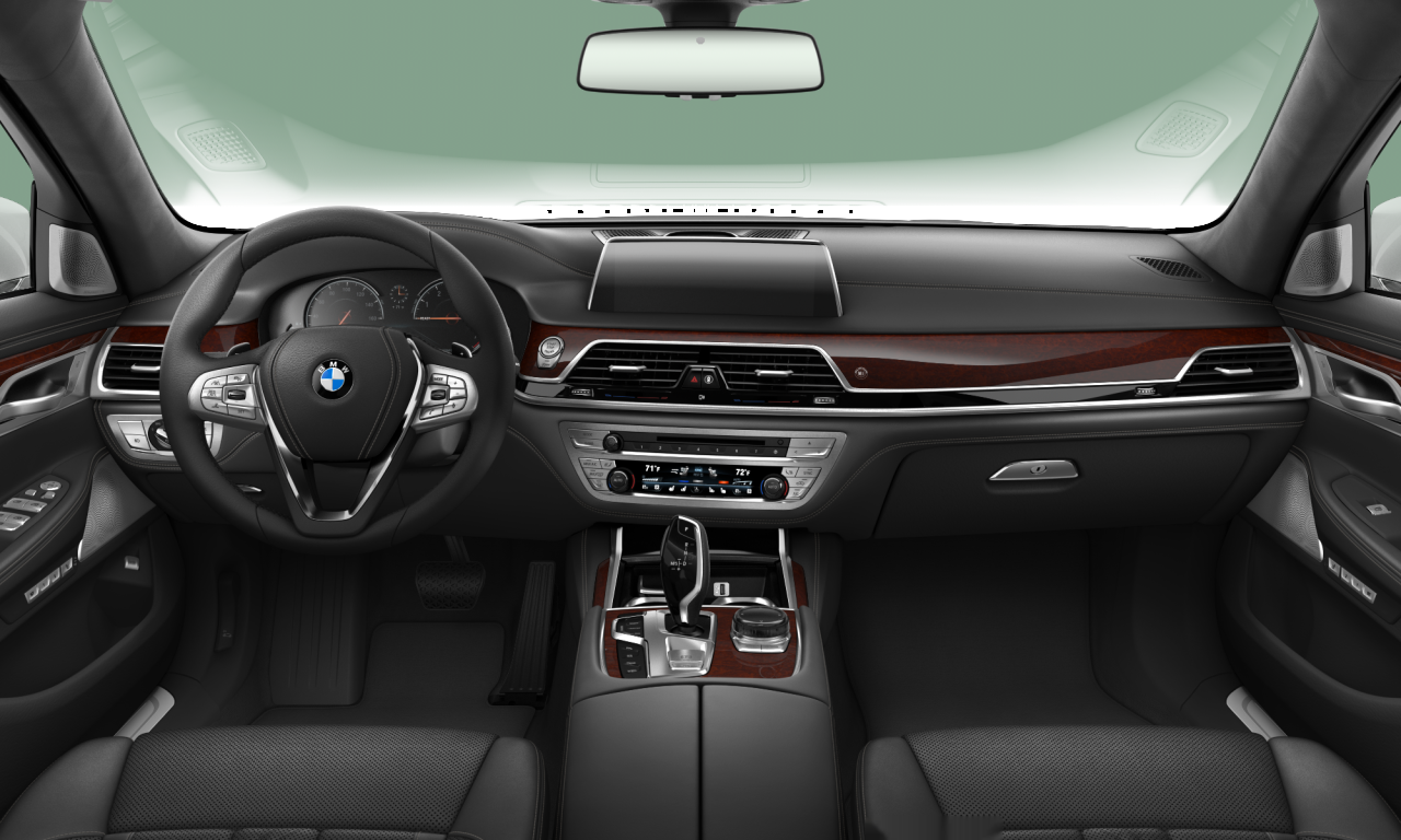 Interior of BMW 750Li xDrive (G12), VIN WBA7F2C35HG543844