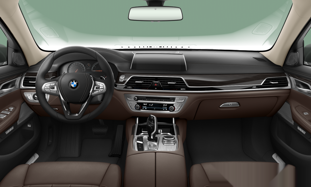 Interior of 2016 BMW 730Ld (G12), VIN WBA7G41010GE12595