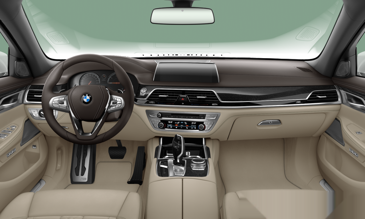 Interior of BMW 730Ld (G12), VIN WBA7G47080G359012