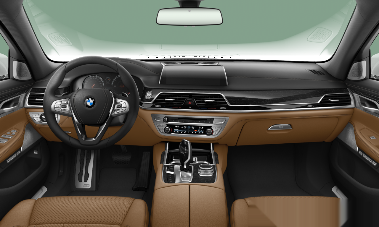 Interior of 2015 BMW 730Ld xDrive (G12), VIN WBA7G61010G509143