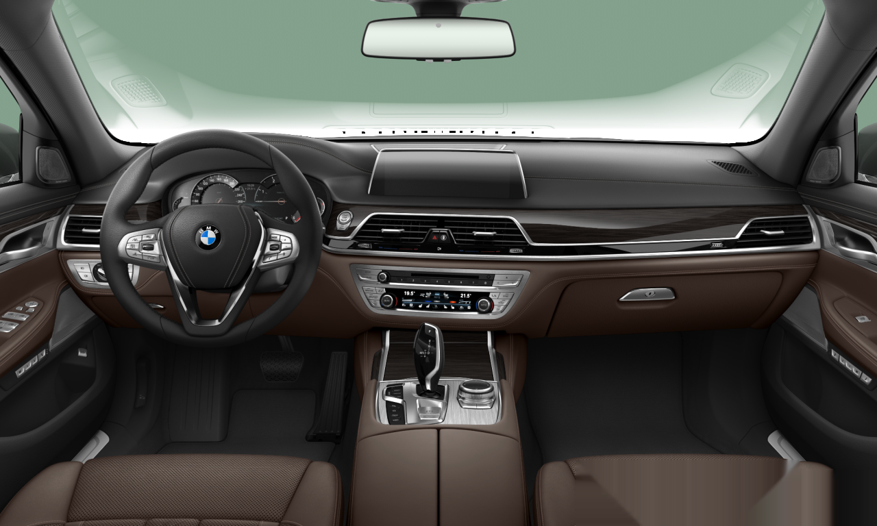 Interior of 2016 BMW 730Ld xDrive (G12), VIN WBA7G61090G678665
